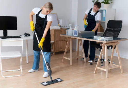 Nettoyage de bureau professionnel à Champfromier
